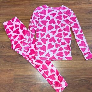 Cat & Jack Pink Heart Pajama Set